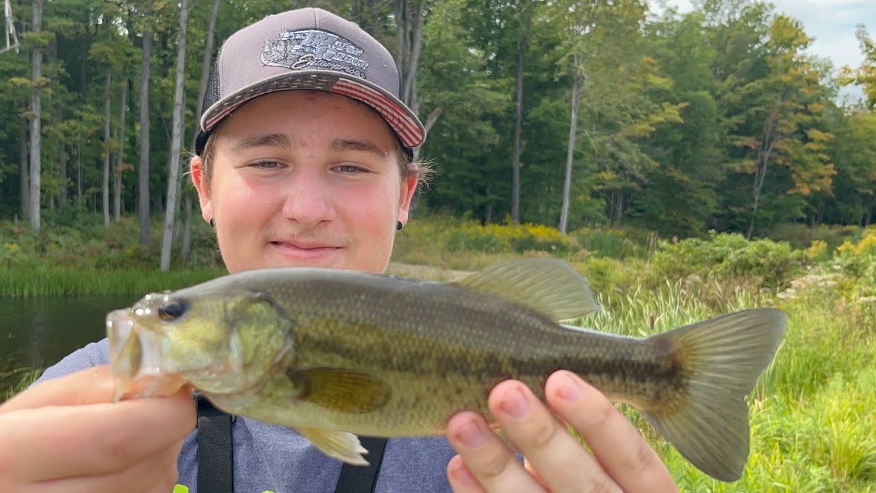 Searching for Trophy Bass In Private Pond Special Appearance From FISHNJUNK!!!