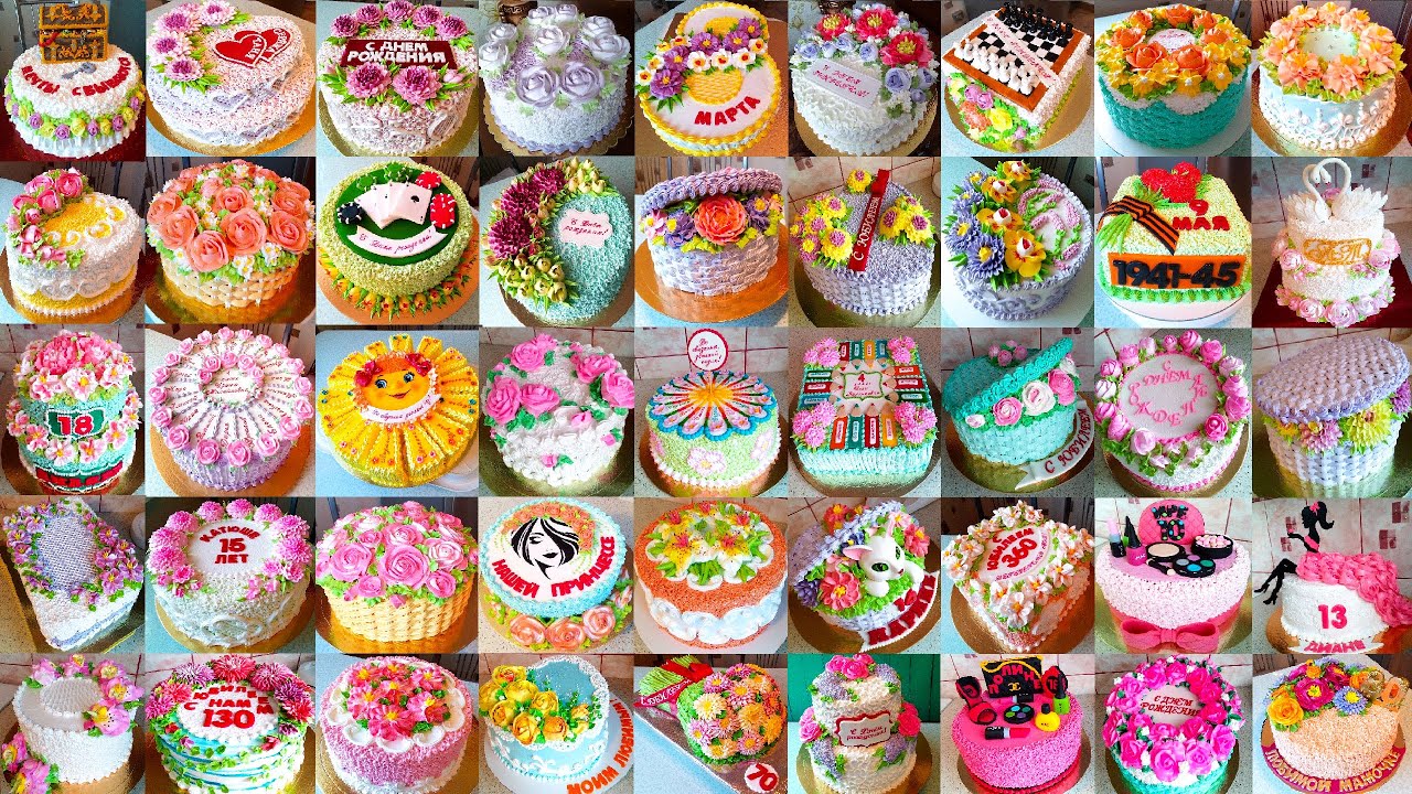 92 тортика с белково-заварным кремом!!! /92 cakes with protein custard cream!!!