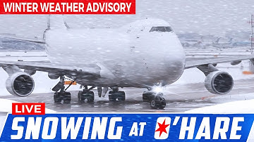 🔴LIVE SNOWING at CHICAGO O