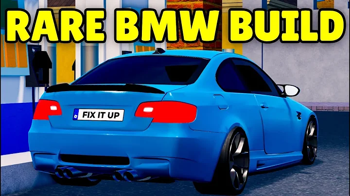 I Restored the RAREST BMW in Roblox Fix it Up! (0.02% Spawn Rate)