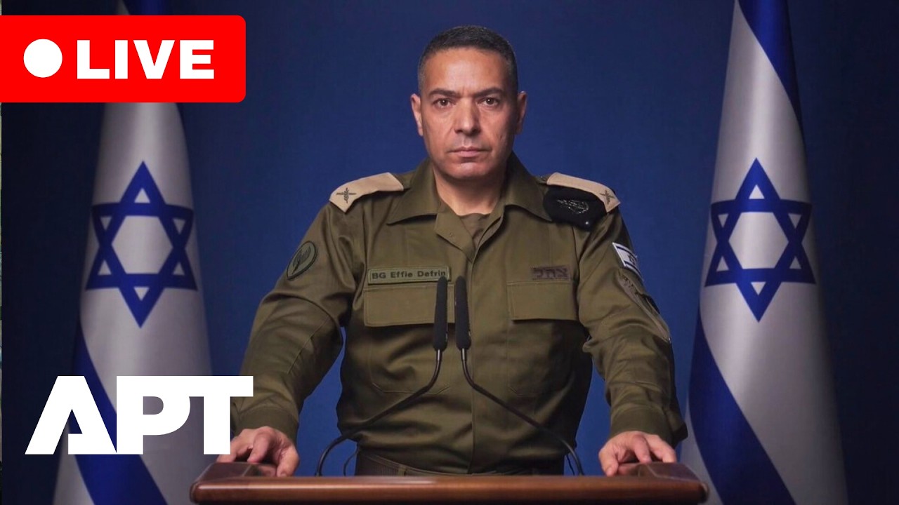 LIVE From Israel | Military Spokesperson Brig. Gen. Effie Defrin Addresses Iran Situation | APT