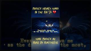 Murder Drones Songs In 2026 🥀 #murderdrones #serialdesignationn #nerdcore #shorts