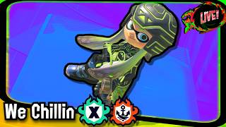 Im Just Chilling, Vibin, and Splooshin at High level | Splatoon 3 Ranked [🔴LIVE]