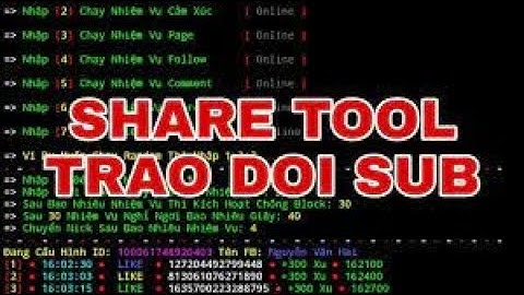 Tool TDS mới nhất - Sử dụng xampp và cmder chạy tool traodoisub.com