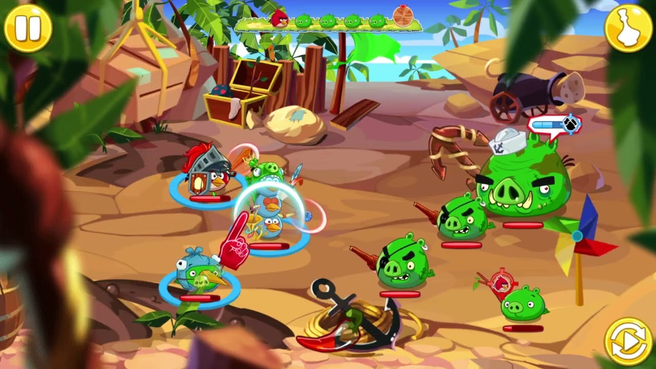 Прохождение Angry Birds Epic со стартовым снаряжением (17/19)