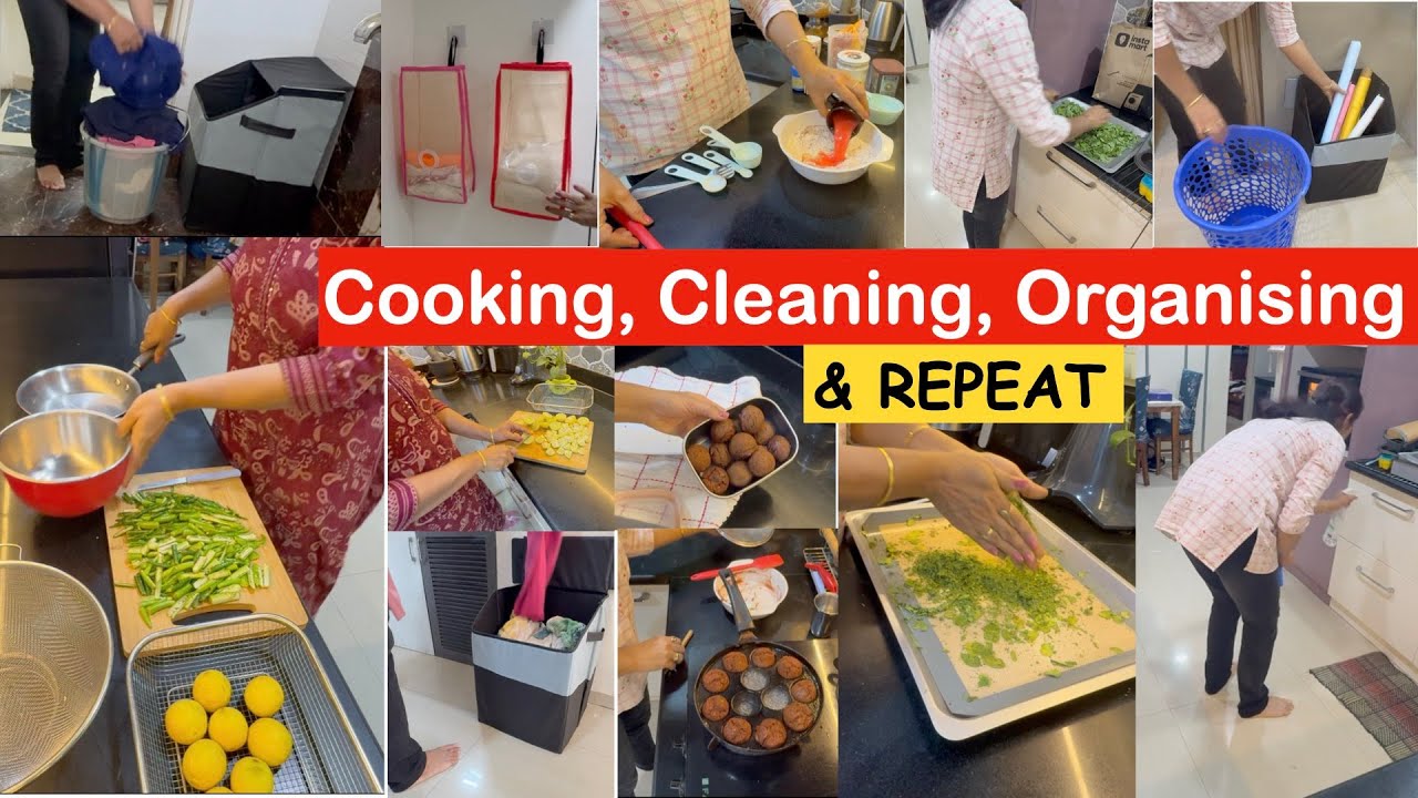 Endless Tasks in REPEAT MODE - Cooking Cleaning Organising Repeat
