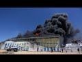 Massive fire at Gaza paint factory as Israeli tanks fire artillery