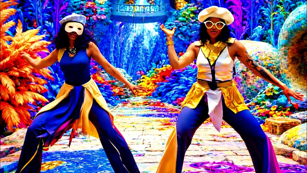 Surreal AI Dance | The Feather Garden | AI Art