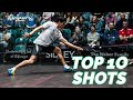 Top 10 shots  psa world squash championships 2023 