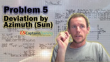 Deviation by Azimuth (Sun) | Problem 5 | Celestial Navigation