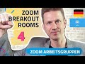 Zoom Breakout Rooms Tutorial Deutsch: So gelingen Zoom Breakout Räume (4)