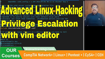 Advanced Linux Hacking: Privilege Escalation with VIM