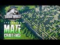 DINOSAUR  MAZE CHALLENGE & RACE! | Jurassic World: Evolution