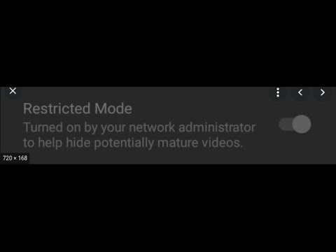 FIX: Unable to Turn off ‘Restricted Mode is enabled by your Network Administrator’ In YouTube