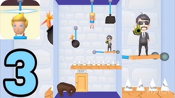 Rescue Cut - Robe Puzzle - Gameplay Part 3 Levels 101 - 150