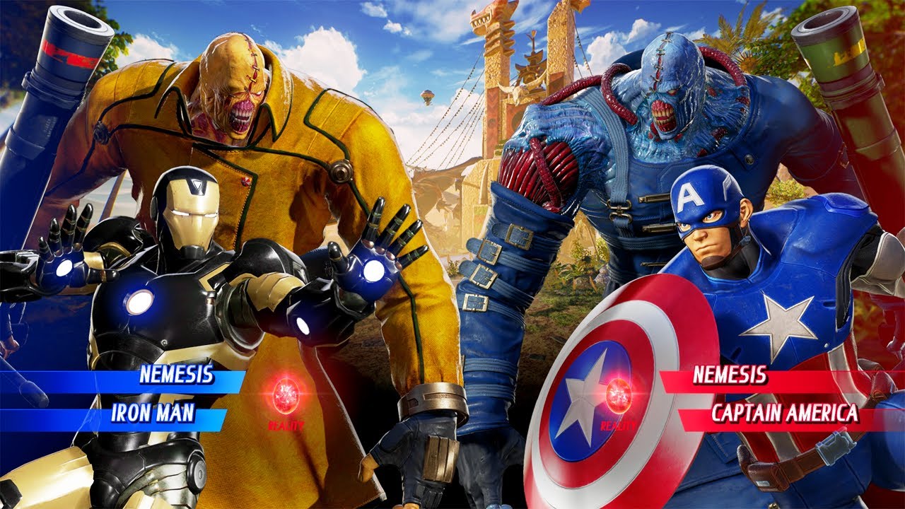 Iron Man & Nemesis VS Captain America & Nemesis (Very Hard) Marvel vs