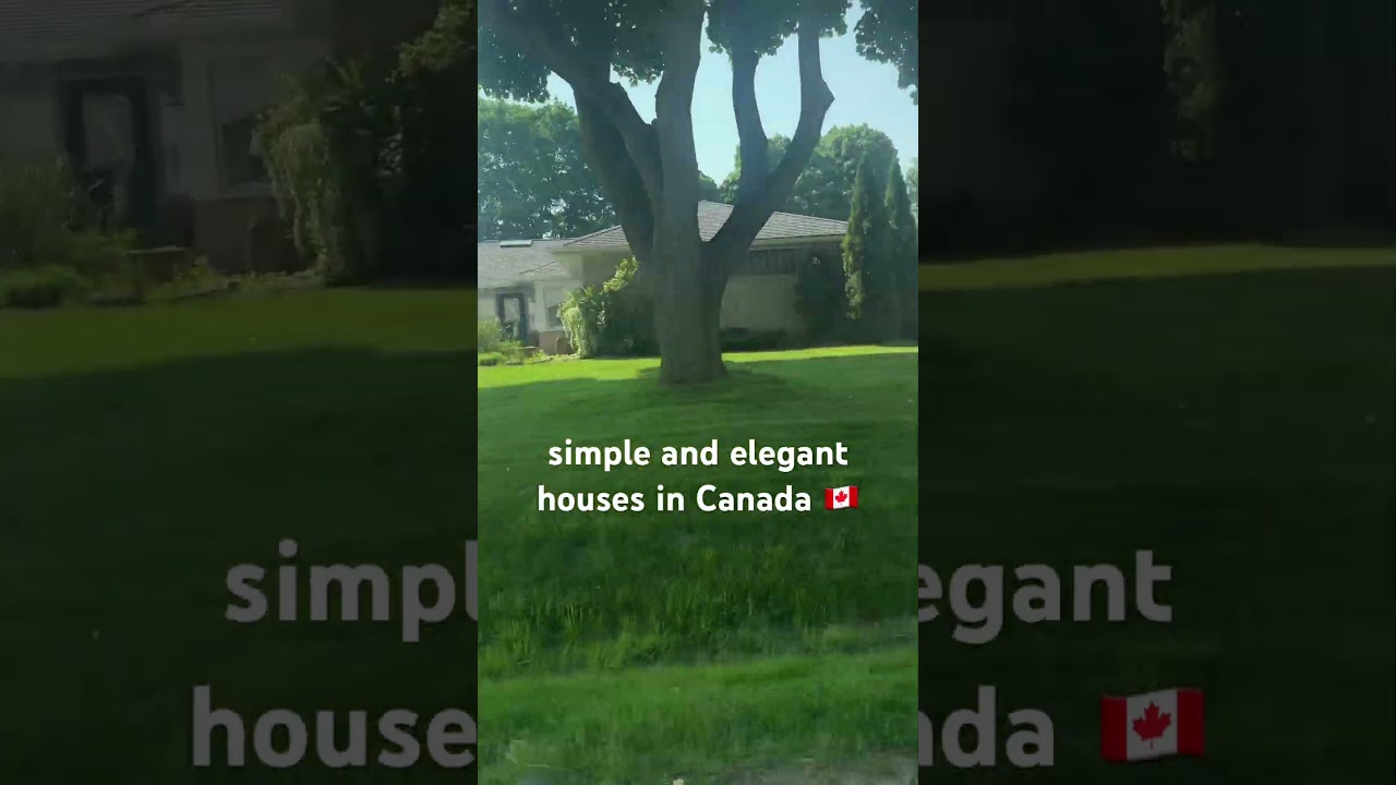 simple and elegant houses in Canada 