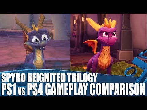 Spyro Reignited Trilogy - PS1/PS4 Graphics Comparison