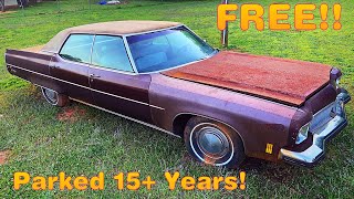 Free FORGOTTEN Classic Oldsmobile Rescue: Will it Run and Drive after 15 Years?