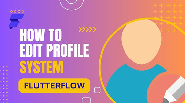 Flutterflow Basic Edit Profile Page | #flutterflow #nocode