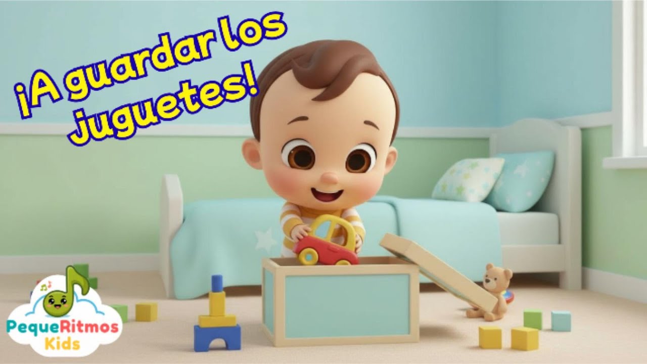 ¡A Guardar los Juguetes! 🧸| Canción Infantil para Niños | PequeRitmos Kids