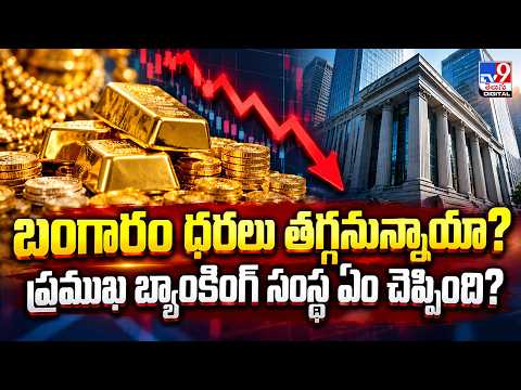 Will Gold Prices Fall? : బంగారం ధరలు తగ్గనున్నాయా? ప్రముఖ బ్యాంకింగ్ సంస్థ ఏం చెప్పింది? - TV9