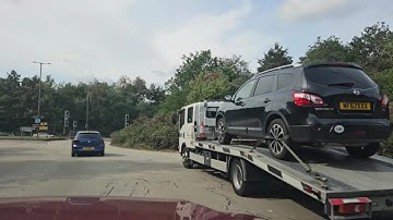 Timelapse Reigate Hill J8 M25 to Reading Services M4