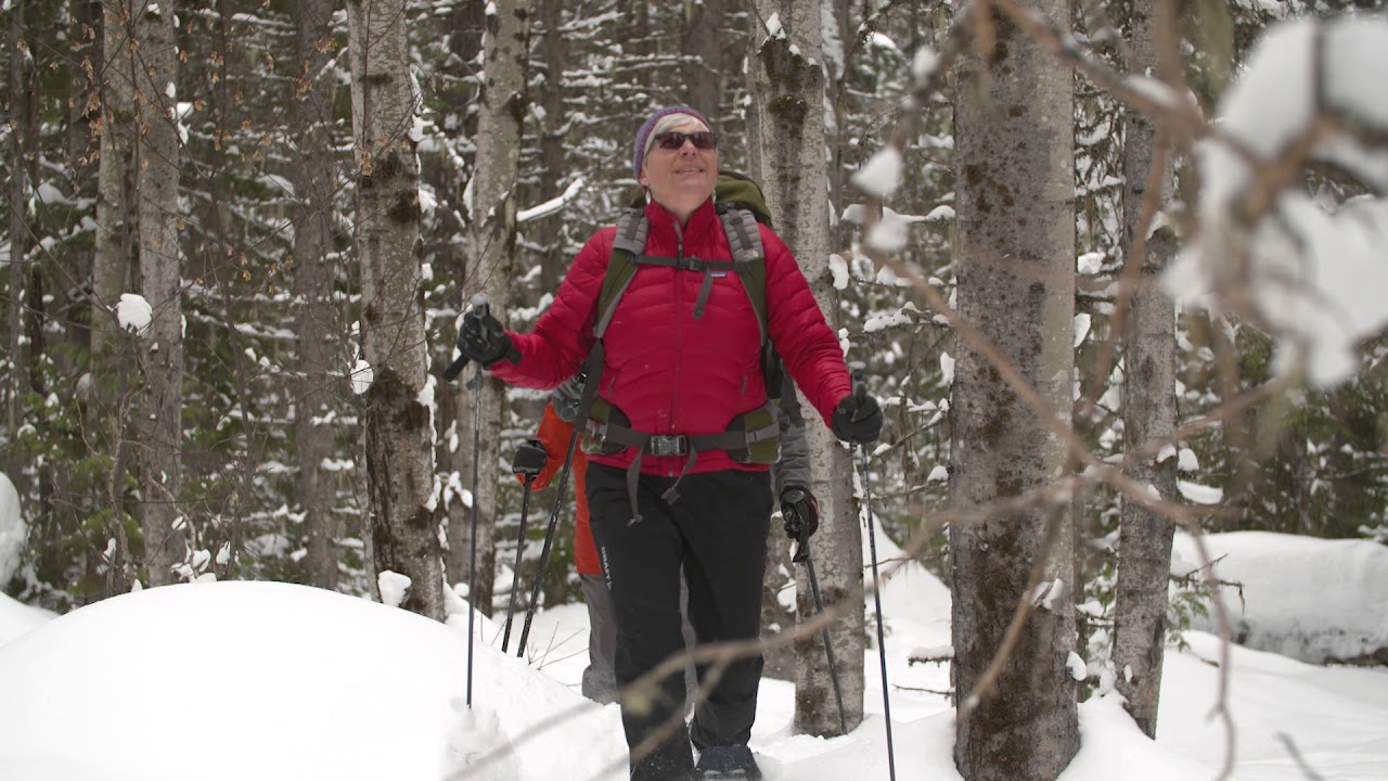 Find Solitude snowshoeing on Fernie's winter trail network YouTube
