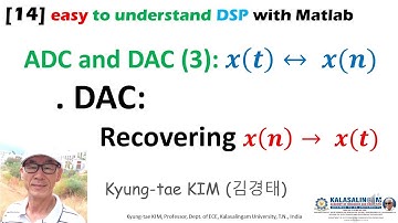 [14] easy to understand DSP with Matlab: DAC : Recovering x(t) from x(n)