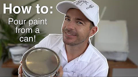How to pour paint from paint can correctly into your paint pot and paint tray.
