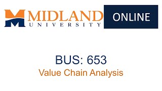BUS: 653 - Module 4, Lesson 1 - Value Chain Analysis