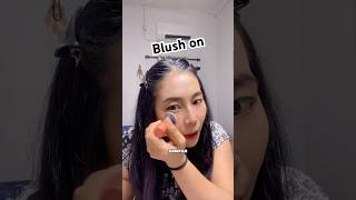 Jadi seger pipinya pake blush on #blushon #hanasui