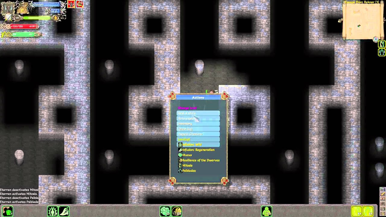 Tales of Maj'Eyal (ToME) - Oozemancer Roguelike Nightmare 1