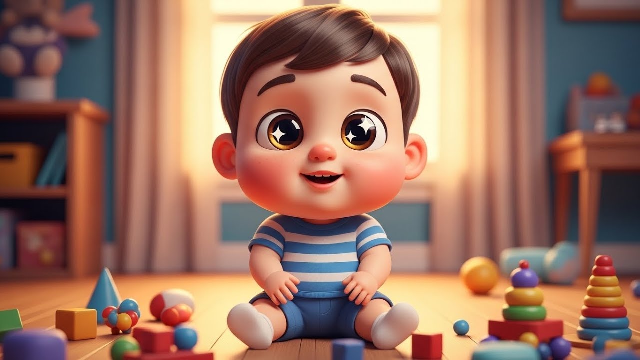 Cute Baby Cartoon Story 👶 | Ayaan’s Magical Day | Long Bedtime Rhymes for Kids