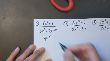 Grade 12 Math - Finding horizontal asymptotes (lesson 5.2)