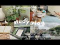 study vlog 📖 | midterm exams week—lots of studying, quick iPad tour, new plant, eat with friends