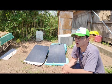 We tested a super cheap 100W solar panel for 6,500 yen - YouTube