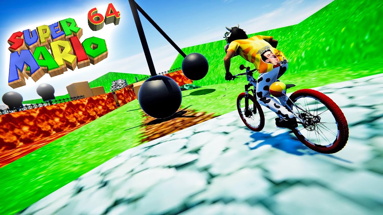 I PLAYED MARIO 64 IN DESCENDERS?!