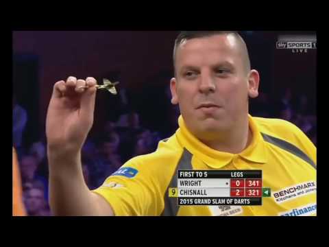 Dave Chisnall NINE-DARTER - 2015 Grand Slam Of Darts