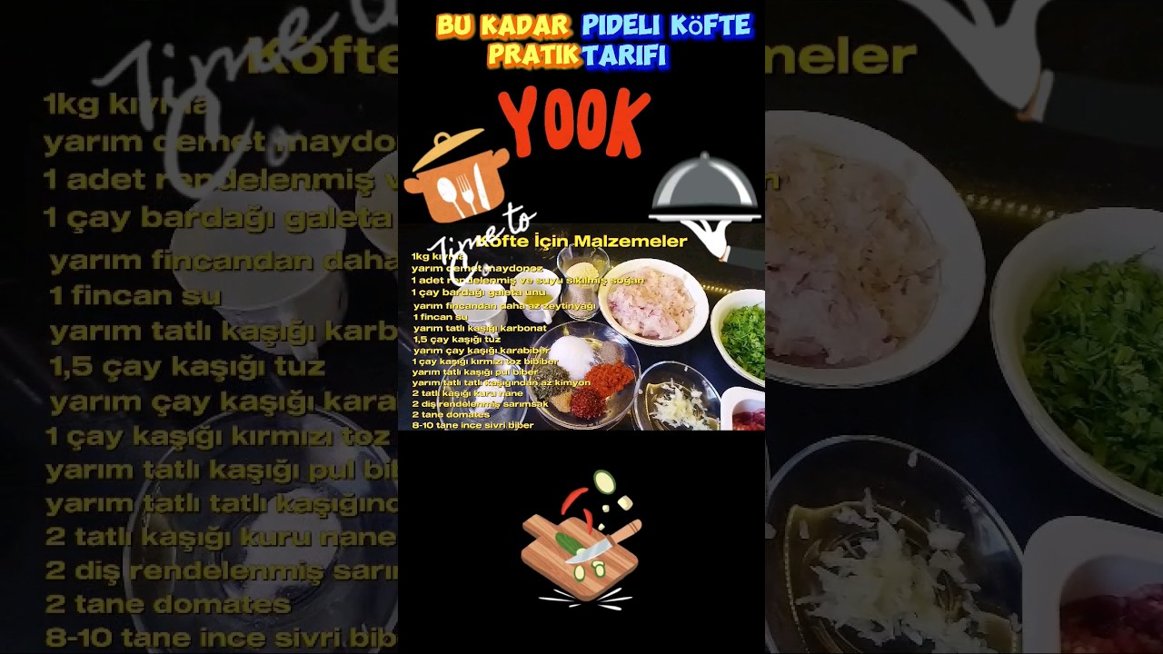 Bu kadar pratik pideli köfte tarifi yok???? #kofte #köftetarifleri #pideliköfte #yemek #yemektarifleri