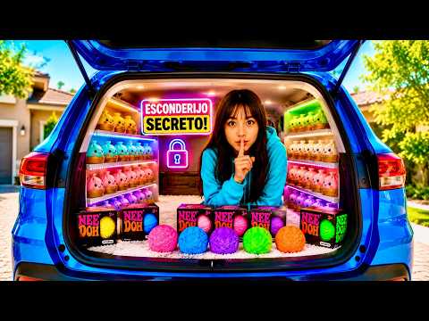 WE MADE A SECRET HIDING PLACE IN THE CAR - TSUM TSUM SAHUR Did you find it?