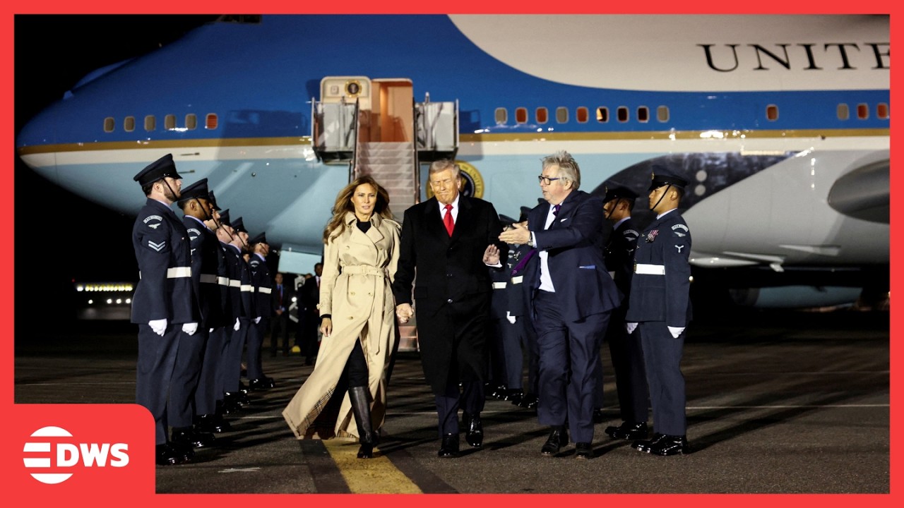 JUST IN: Donald Trump Arrives in London UK | State Visit Ceremonial & Royal Welcome | AC15