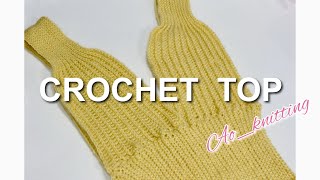 licolicoさま専用【nowos】19SS かぎ針編みタンクトップ notch. タンクトップ ノースリーブ かぎ針ビスチェ レディース