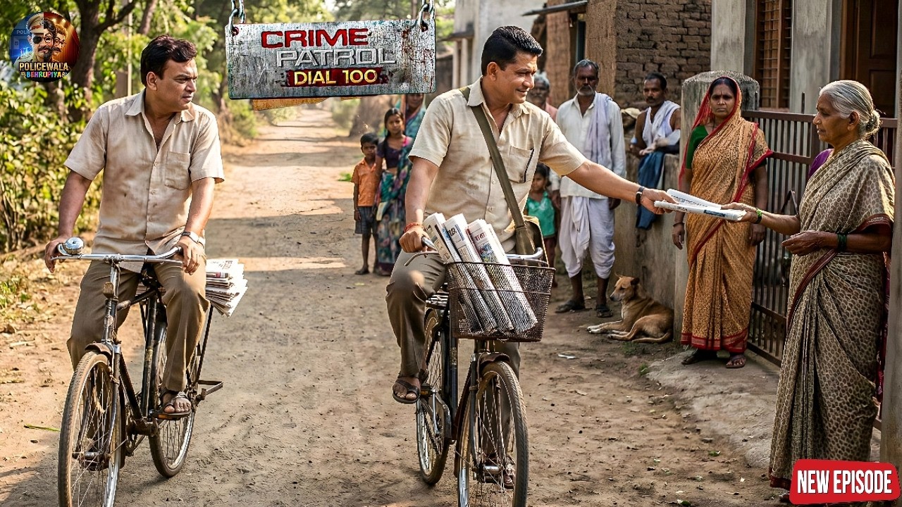 गाँव में छुपे अपराधी को पकड़ने के लिए पुलिस वालों ने भेष बदल बेचे अखबार || Crime patrol || New epis