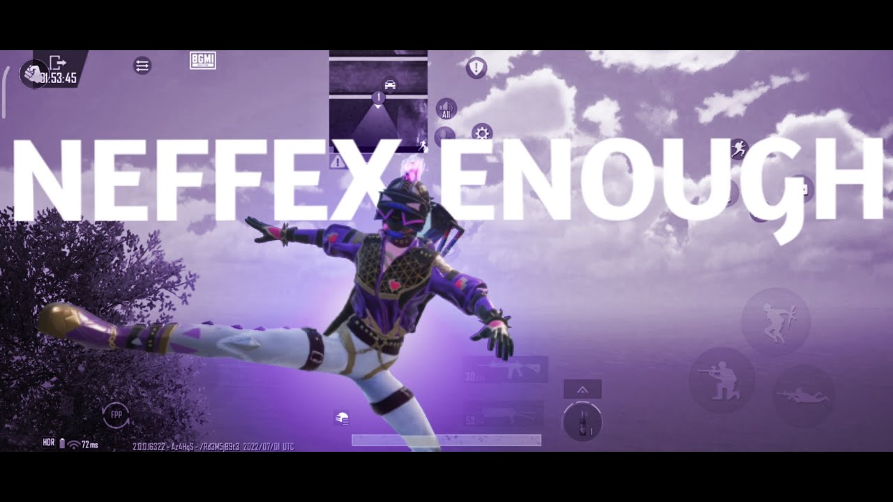 NEFFEX ENOUGH 4 Finger + Gyroscope - BGMI Montage - 60 FPS❤- POCO