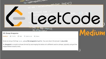 Leetcode: Group Anagrams (Kotlin)