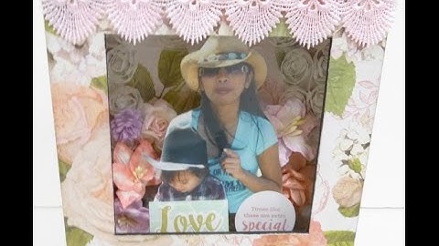 Off the page:DIY:Altered 6x6 shadow box by SaCrafters