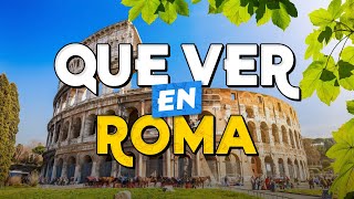 TOP 10 Que Ver en Roma  Guía Turística Que Hacer en Roma