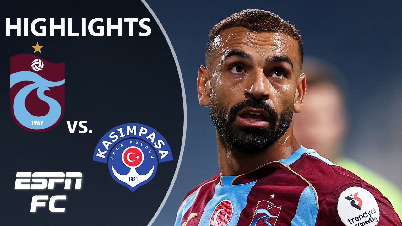 🚨SALAH HELD! 🚨 Trabzonspor vs. Kasimpasa | Turkish Super Lig Highlights | ESPN FC