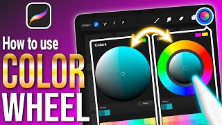 How To Use Color Wheel In Procreate - Change Colors And Finger Gesture Tips screenshot 2